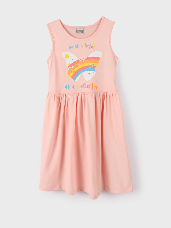 LCW Kids Crew Neck Girls' Dress