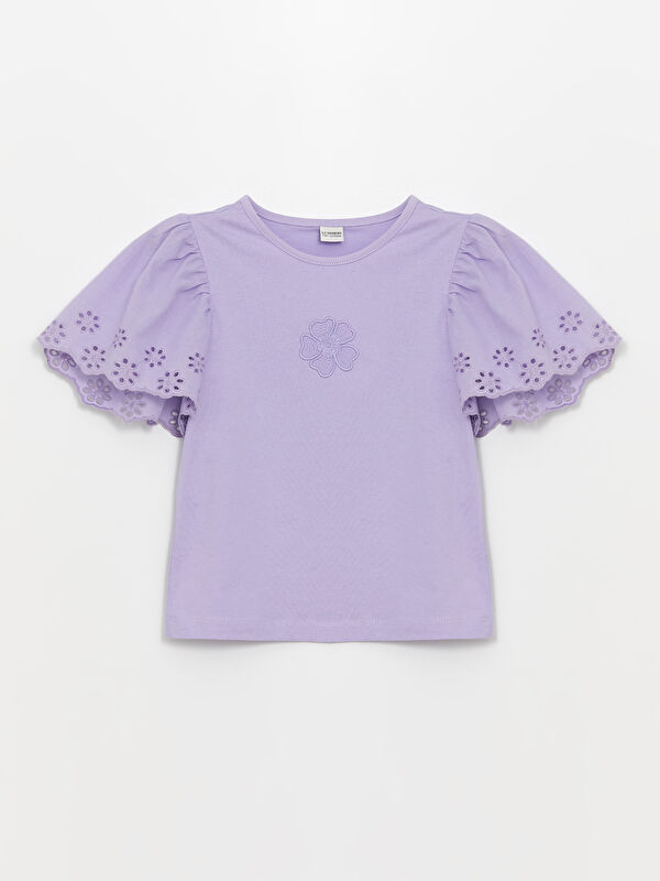 lila majica devojka-image