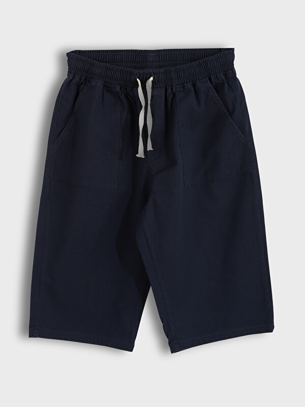 LCW Kids Elastic Waist Basic Boys' Roller Shorts
