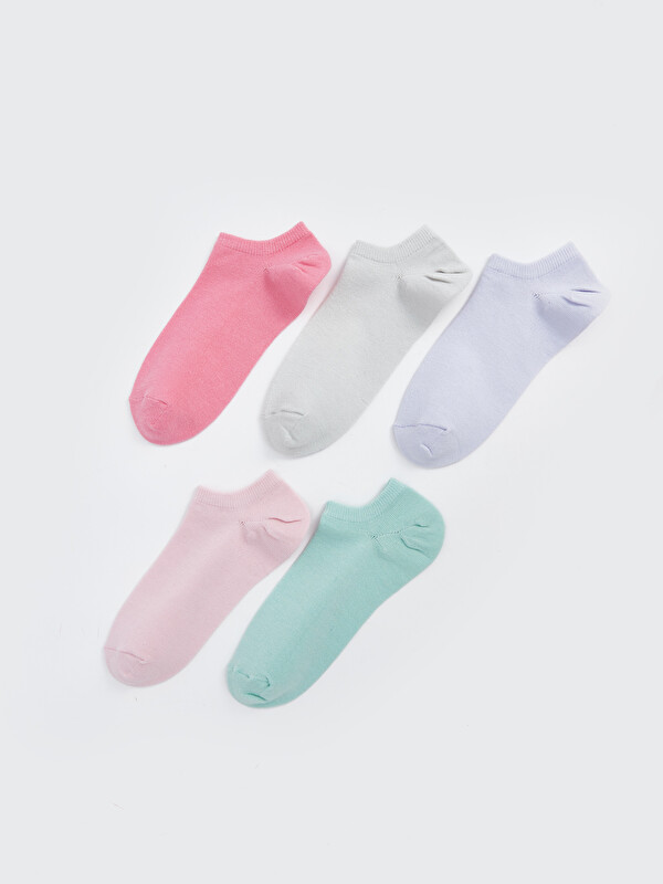LCW DREAM Women's Plain Trainer Socks 5 Pack