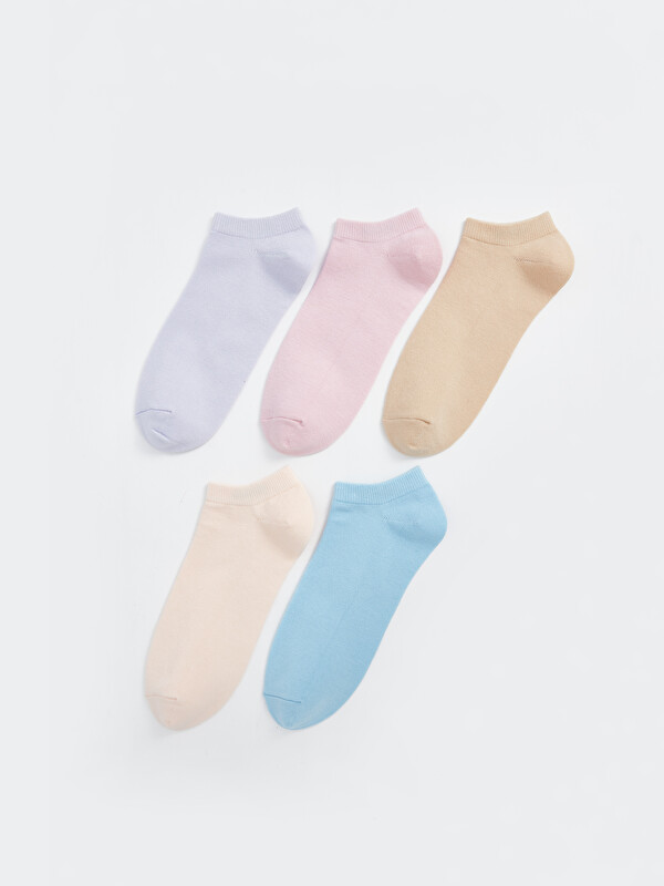 LCW DREAM Women's Plain Trainer Socks 5 Pack