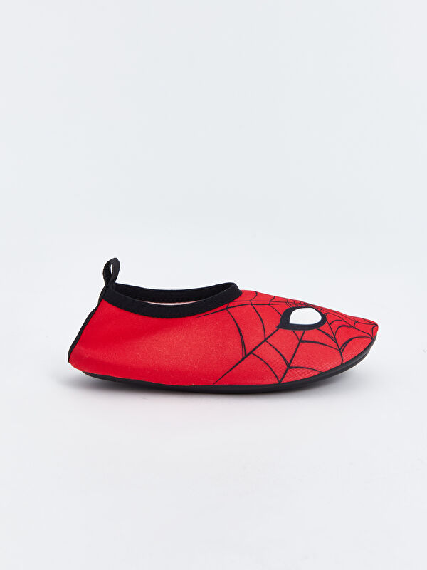 Spiderman Baskılı Erkek Bebek Deniz Ayakkabısı - Görsel 3
