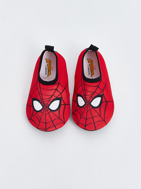 Spiderman Baskılı Erkek Bebek Deniz Ayakkabısı - Görsel 4