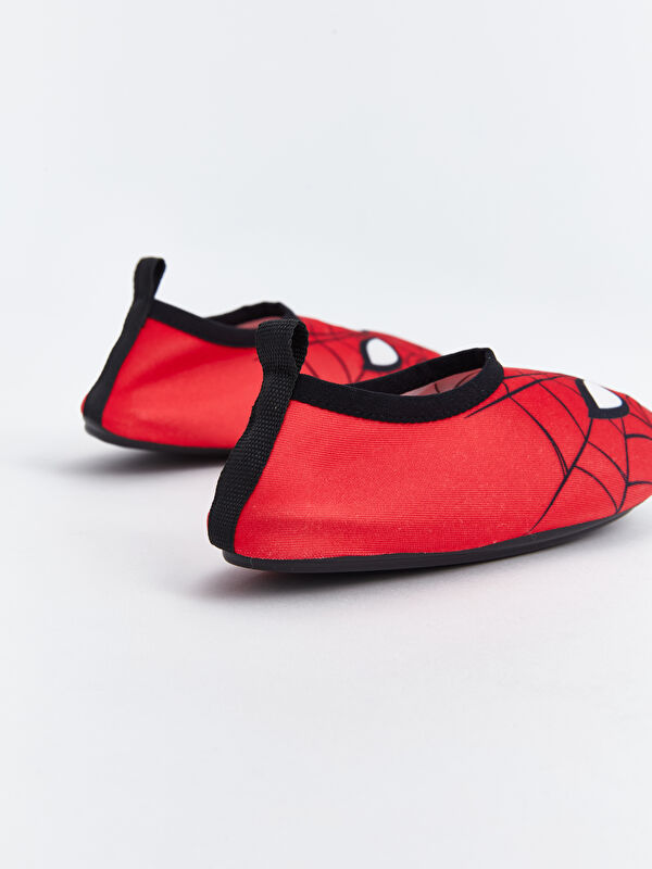 Spiderman Baskılı Erkek Bebek Deniz Ayakkabısı - Görsel 6