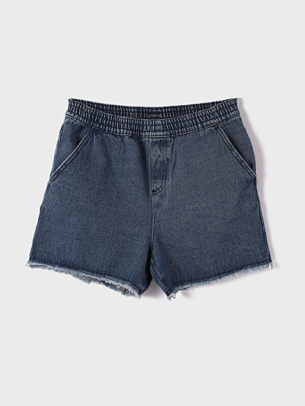 LCW Kids Djevojka INDIGO Traper šorc