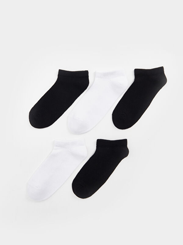 LCW Kids Basic Erkek Çocuk Patik Çorap 5'li