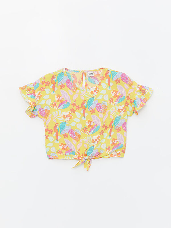 LCW Kids Crew Neck Girls' Blouse