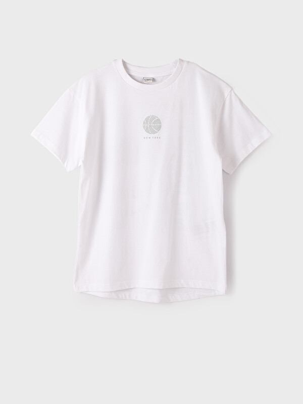 LCW Kids Oversize Crew Neck Boys' T-Shirt