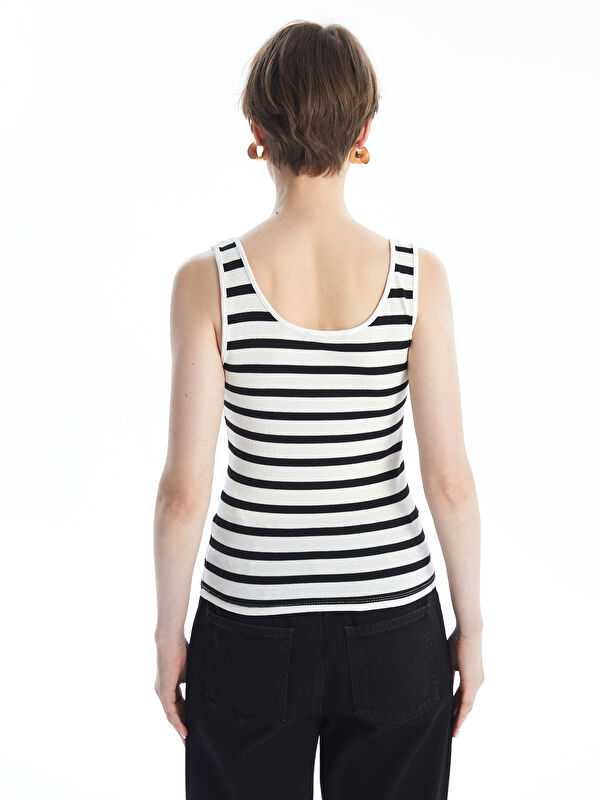 U Neck Striped Female Athlete -S4GE95Z8-LFC - LC Waikiki U Neck Striped Female Athlete -S4GE95Z8-LFC - LC Waikiki