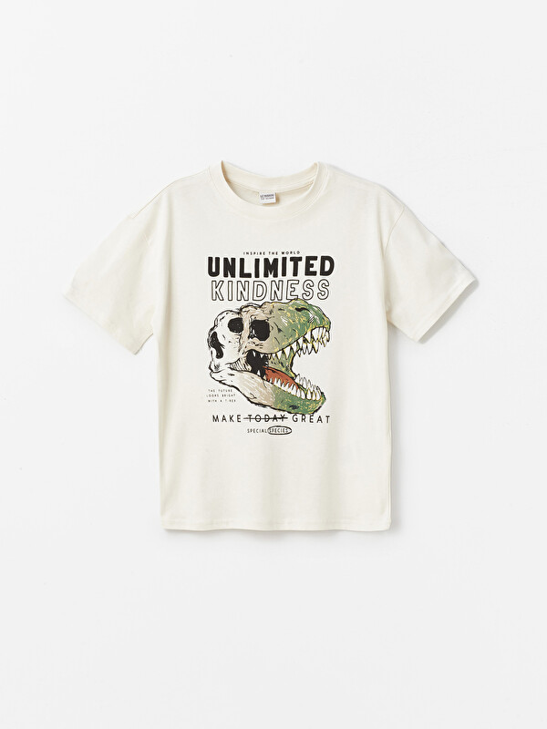 LCW Kids Oversize Crew Neck Boys' T-Shirt