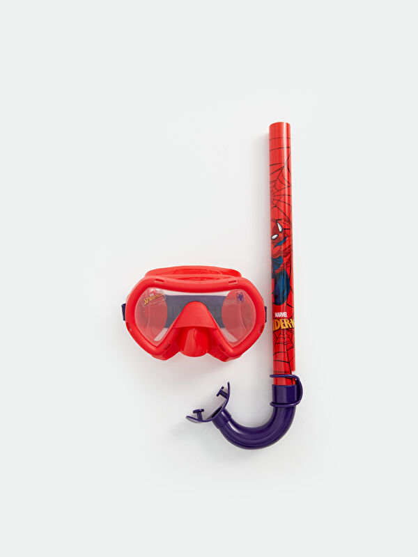 LCW JOY Spider-Man Baskılı Çocuk Şnorkel Seti