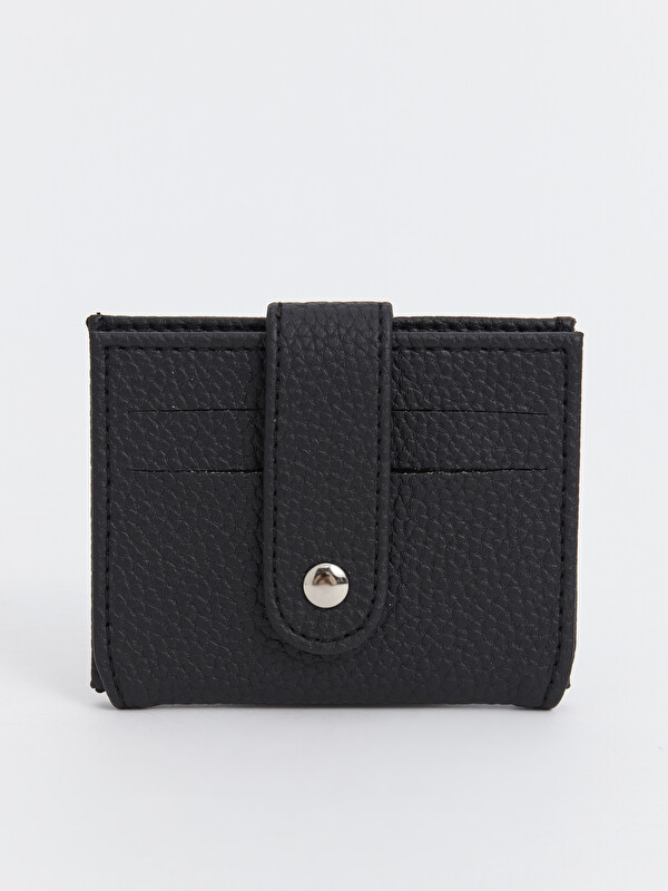 LCW ACCESSORIES Leather Look Men's Card Holder