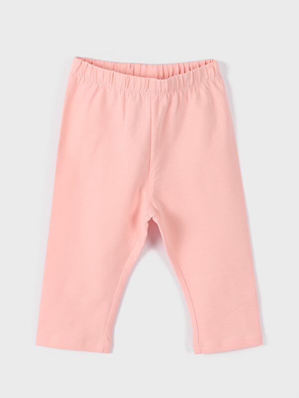 LCW Kids Elasticated Waist Baby Girls' Basic Leggings