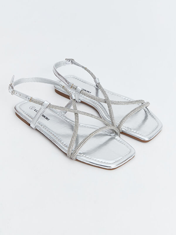 LCW STEPS Stone Detailed Women's Sandal