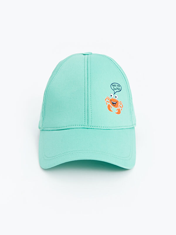 Printed Boys' Baseball Cap -S4J559Z4-YFP - LC Waikiki