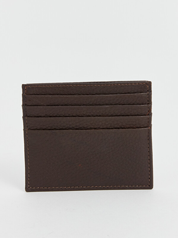LCW ACCESSORIES Genuine Leather Men's Card Holder