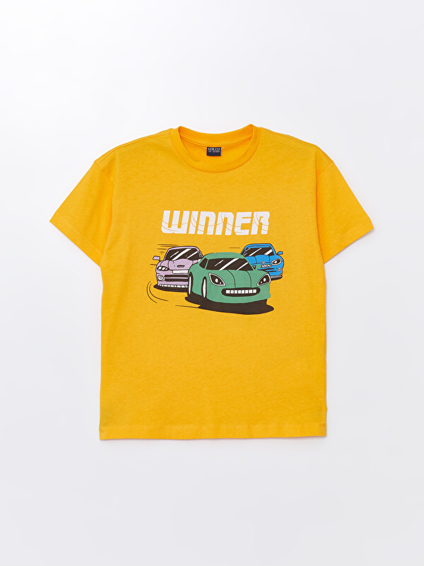 LCW ECO Relaxed Fit Crew Neck Boys' T-Shirt