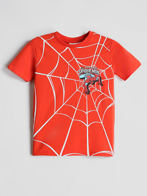 LCW Kids Crew Neck Boys' Spider-Man Printed T-Shirt