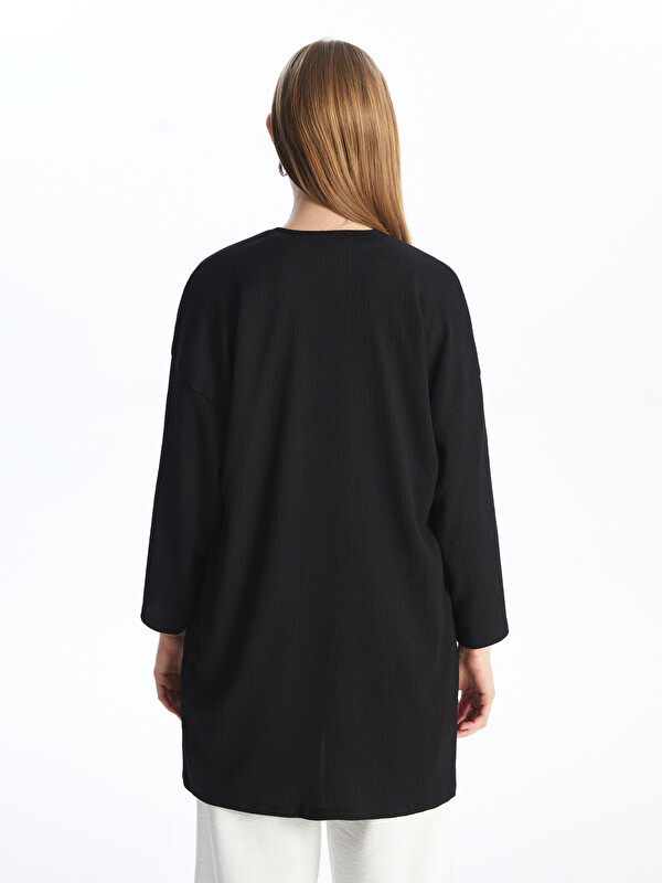 LCWAIKIKI Basic Shawl Collar Plain Long Sleeve Women's Cardigan