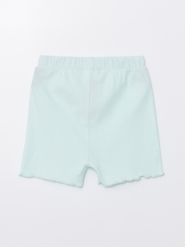 LCW Kids Beli Lastikli Kız Çocuk Pijama Şort