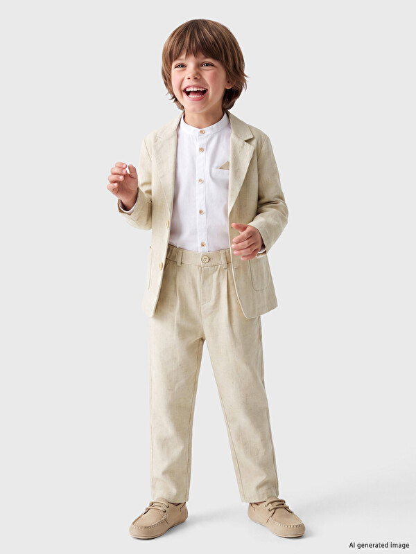 LCW Kids Basic Erkek Bebek Takım Elbise