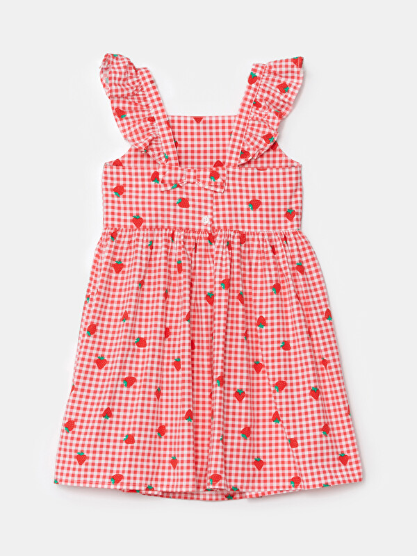 LCW Kids Crew Neck Printed Baby Girls' Dress