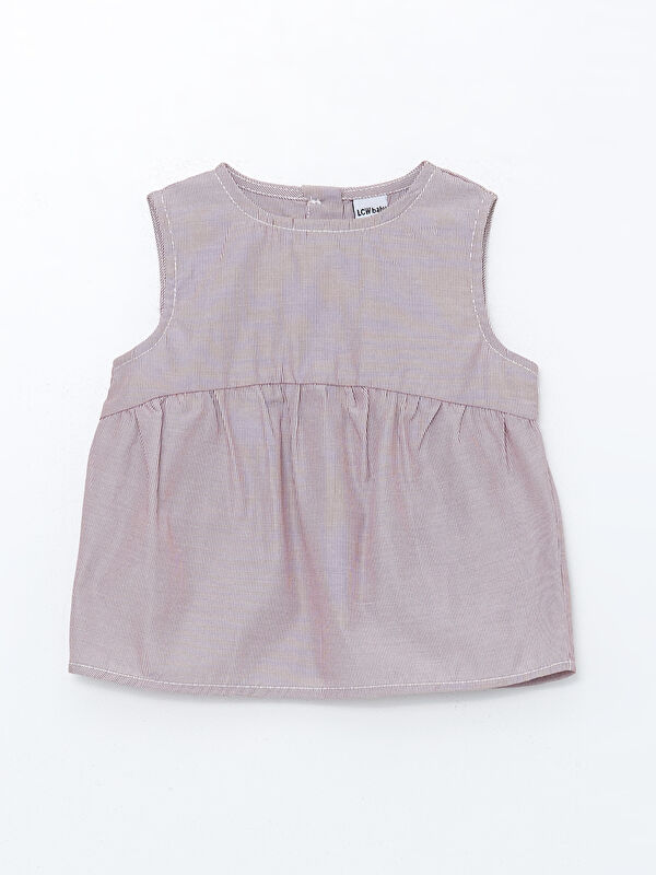LCW Kids Crew Neck Sleeveless Baby Girls' Shirt