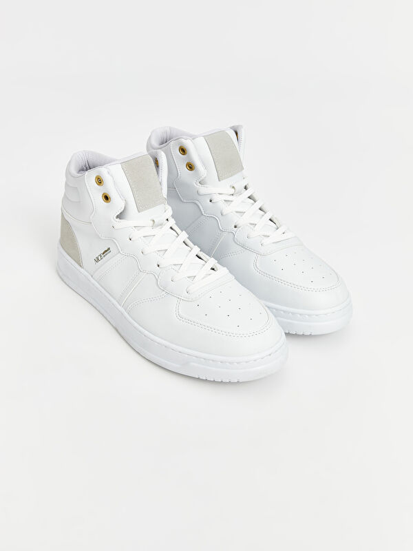 Bağcıklı Erkek Bilek Boy Spor Ayakkabı - Görsel 5