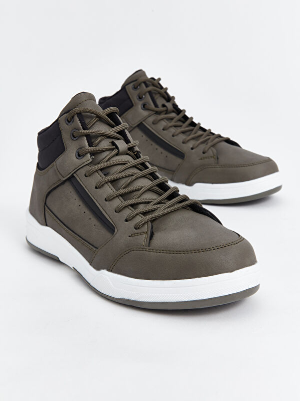 Bağcıklı Bilek Boy Erkek Spor Ayakkabı - Görsel 4