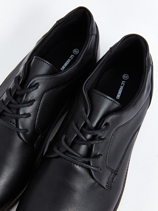 Deri Görünümlü Erkek Klasik Ayakkabı - Görsel 5