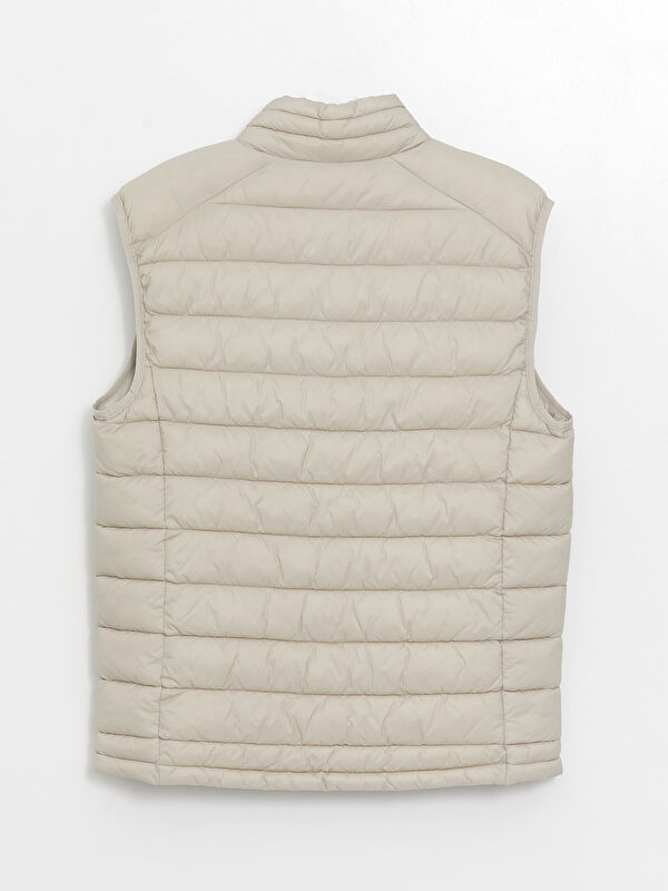 eLLa ⚫︎big collar gilet (mix)⚫︎ LCW Vision Standard Fit Funnel Neck Men's Puffer Gilet