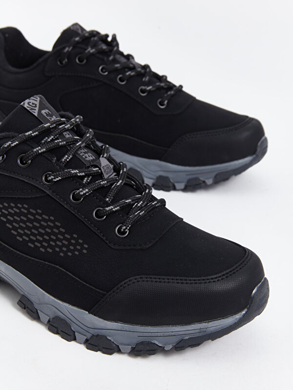 Bağcıklı Kalın Taban Erkek Trekking Ayakkabı - Görsel 4