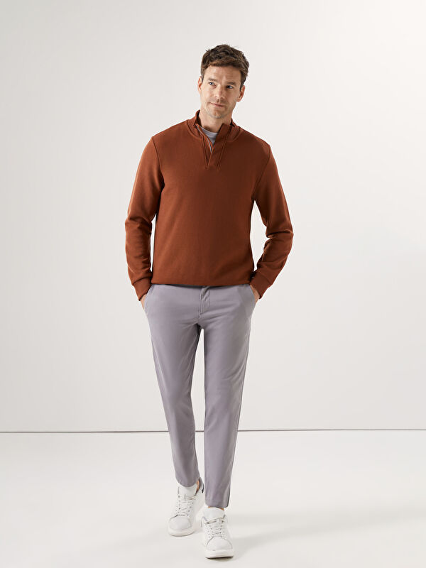 LCWAIKIKI Basic Pantalon Chino Slim Fit pour Hommes