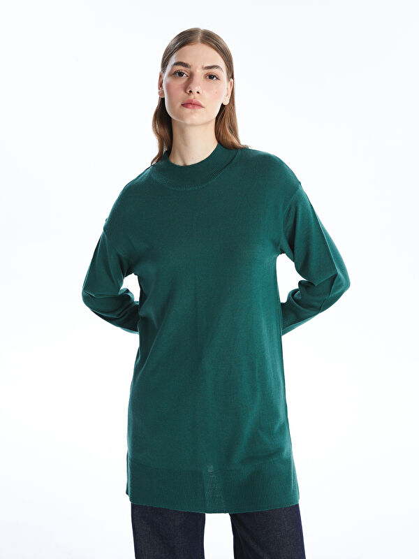 LCW Modest Tunique en Tricot à Col Cheminée pour Femmes