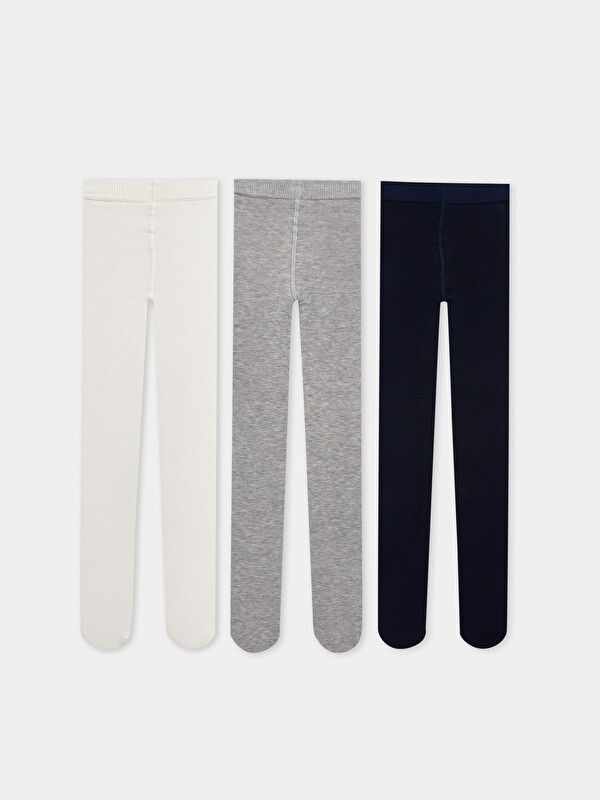 LCW Kids Girl's Tights 3 Pack