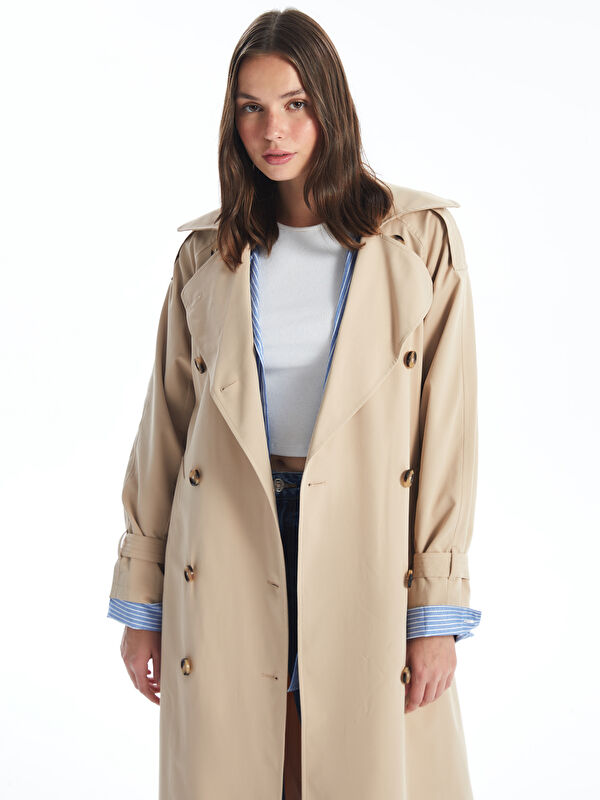 ジャケット・アウター laubeblanc wide belt trench coat Wide belt Trench coat – L'AUBE BLANC