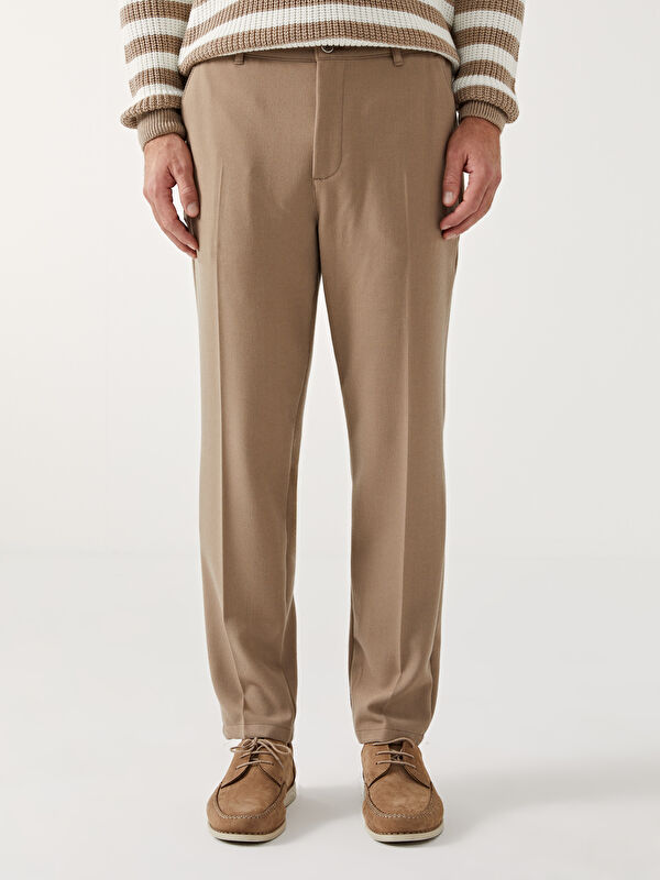 ▪️everyone brown slacks XL JACKSON WIDE LEG TROUSERS | VELOUR AMSTERDAM