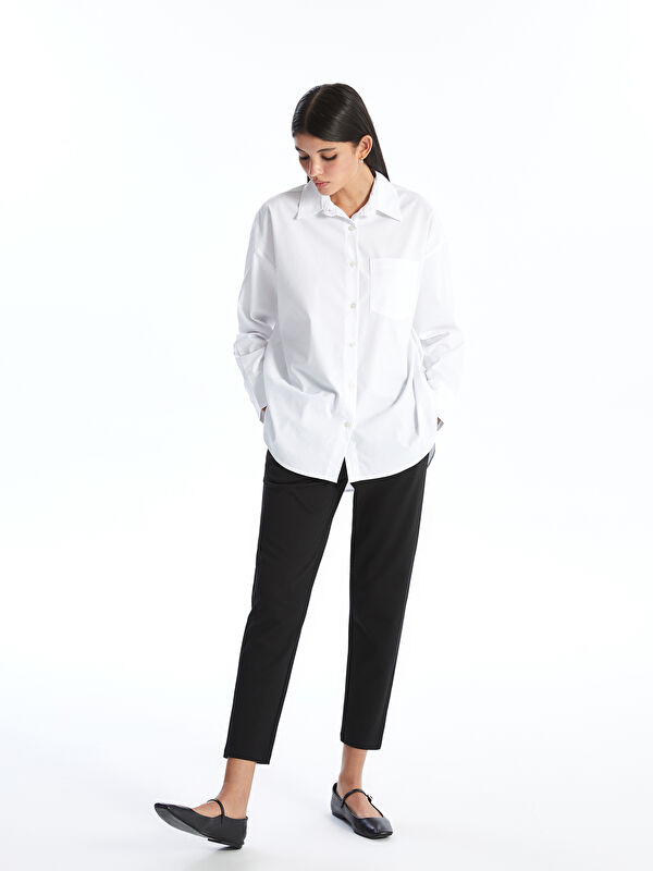 LCW Modest Pantalon à Taille Élastiquée pour Femmes