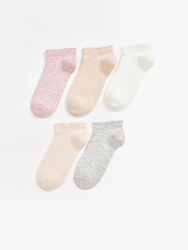 LCW DREAM Women's Plain Trainer Socks 5 Pack