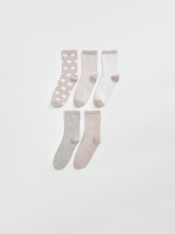 LCW DREAM Patterned Women's Ankle Socks 5 Pack