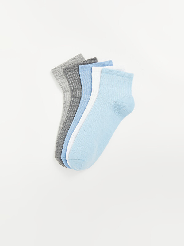 LCW DREAM Chaussettes de Cheville Unies pour Femmes Lot de 5 Pièces