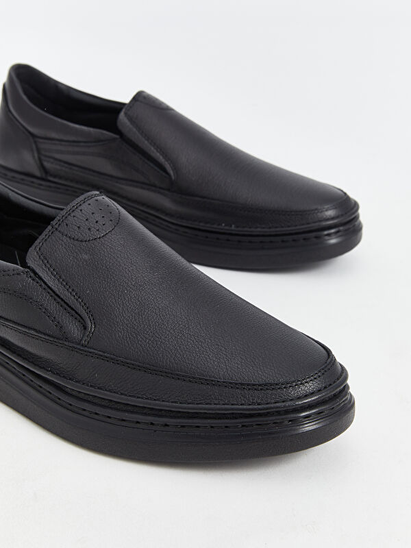 Deri Görünümlü Erkek Klasik Ayakkabı - Görsel 4