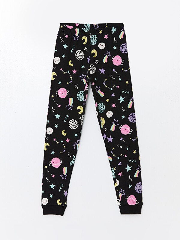 LCW Kids Girls' Pyjama Bottoms with Elasticated Waist