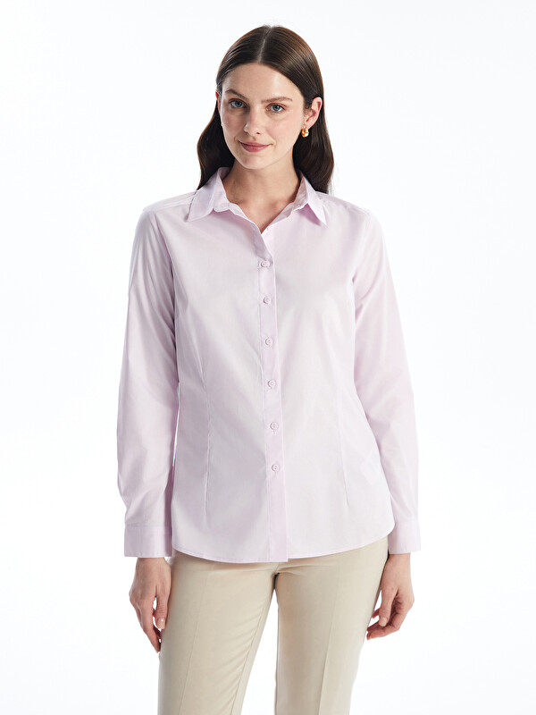 LCWAIKIKI Classic Plain Long Sleeve Women's Shirt