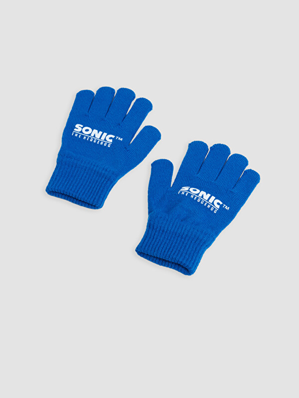 LCW ACCESSORIES Sonic Baskılı Triko Erkek Çocuk Eldiven