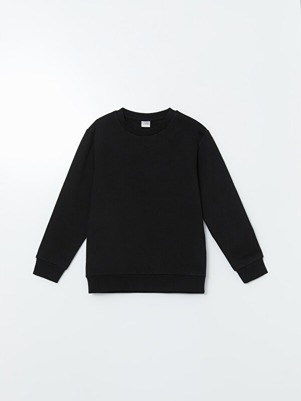 LCW Kids Bisiklet Yaka Erkek Çocuk Kalın Sweatshirt