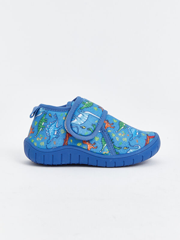 Baskılı Erkek Bebek Ev Ayakkabısı - Görsel 3