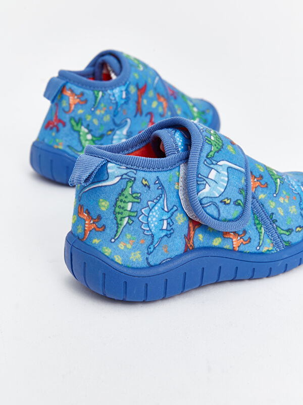 Baskılı Erkek Bebek Ev Ayakkabısı - Görsel 6