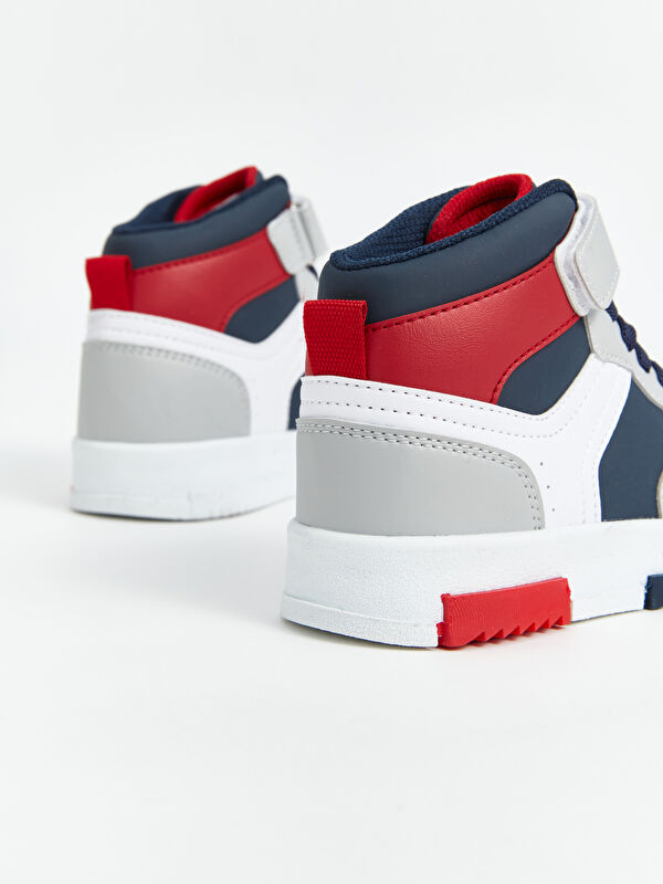 Renk Bloklu Bilek Boy Erkek Çocuk Spor Ayakkabı - Görsel 6