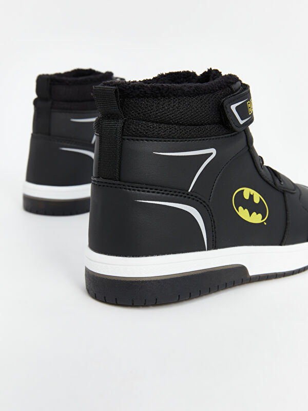 Batman Baskılı Bağcık ve Cırt Cırtlı Spor Ayakkabı - Görsel 6